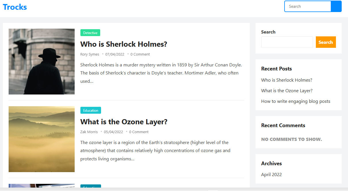 Tutorial Rocks – April 2022